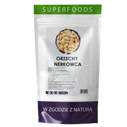 Orzechy nerkowca naturalne 1000 g - Medfuture