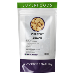 Orzechy ziemne (arachidowe) 1000 g - Medfuture