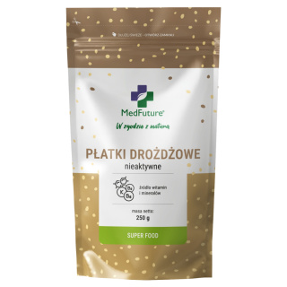 Płatki drożdżowe nieaktywne 250 g - Medfuture