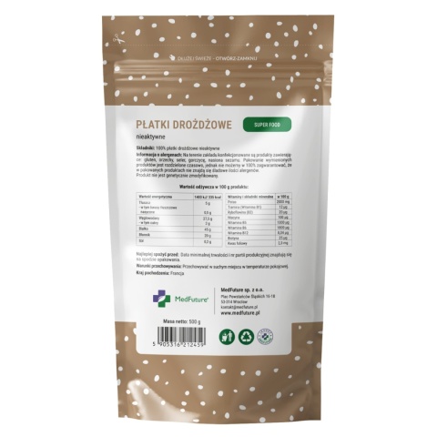 Płatki drożdżowe nieaktywne - 500 g