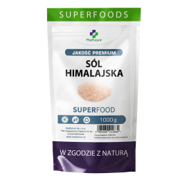 Sól Himalajska różowa gruba 100% 1 kg - Medfuture