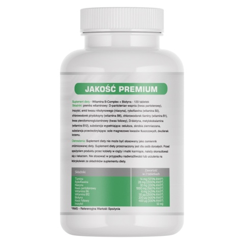 Witamina B - Complex 120 tabletek - Medfuture