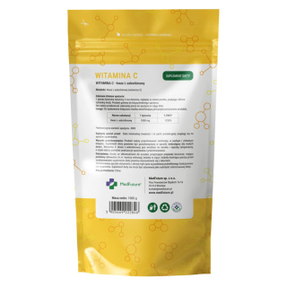 Witamina C w proszku 1000 g - Medfuture (Kwas L-askorbinowy)