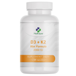Witamina D3 + K2 – 120 kapsułek miękkich - Medfuture