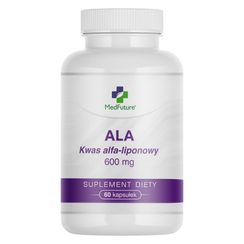 ALA Kwas alfa-liponowy - 600 mg - 60 kapsułek vege - Medfuture