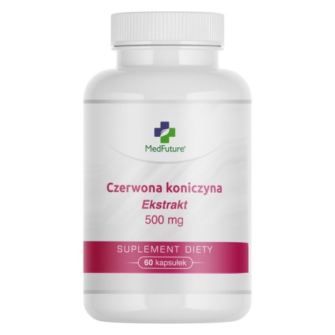Czerwona koniczyna standaryzowany ekstrakt (izoflawony 8%) - 500 mg - 60 kapsułek vege - Medfuture