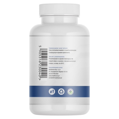 L-tyrozyna (aminokwas) - 500 mg 60 kapsułek vege - Medfuture