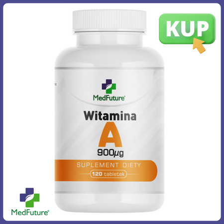Witamina A 120 tabletek - Medfuture