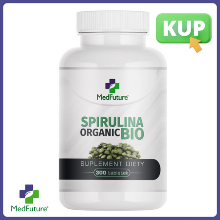 Spirulina Organic BIO - 300 tabletek - Medfuture