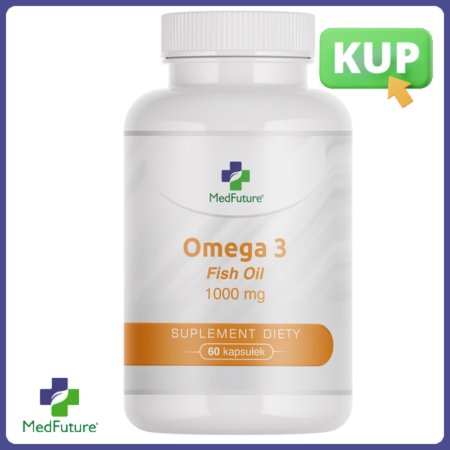 Omega 3 (olej rybi) - 1000 mg - 60 kapsułek - Medfuture