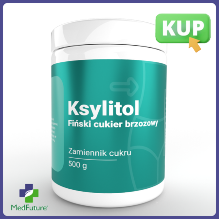 Ksylitol fiński (Cukier brzozowy) 500 g - Medfuture