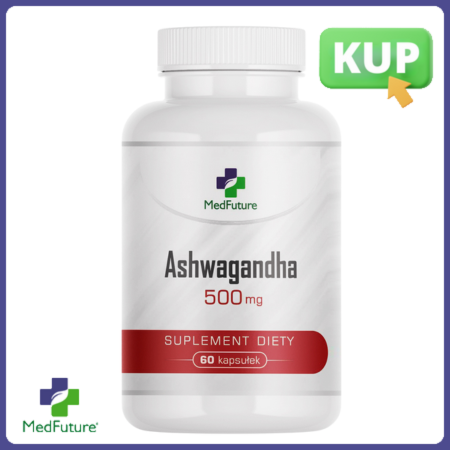 Ashwagandha Ekstrakt 500 mg 60 kapsułek - Medfuture (Żeń-szeń indyjski)