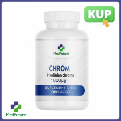 Chromium Chrom 1000 µg 120 tabletek - Medfuture