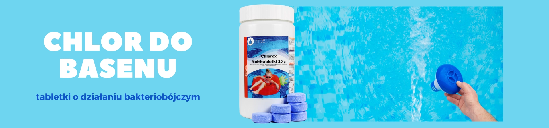 Chlor do basenu - tabletki multifunkcyjne